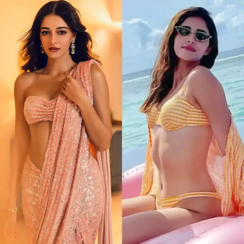 ananya panday bikini saree gehraiyaan actress 3