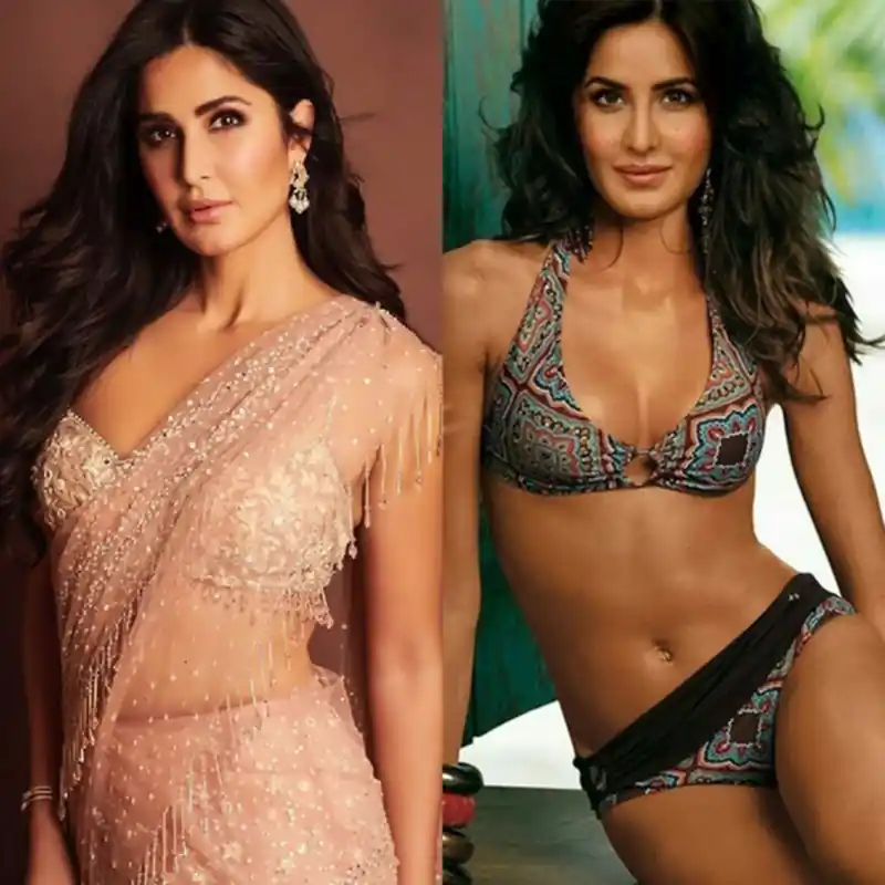 katrina kaif saree bikini actress old pics 10