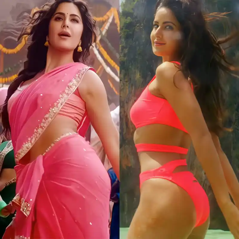 katrina kaif saree swimsuit sexy body indian actress