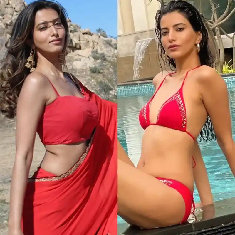 manasvi mamgai bikini saree action jackson actress