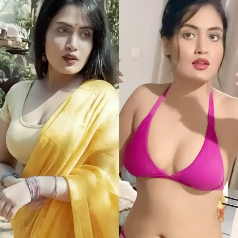 manvi chugh bikini saree hot indian web series actress