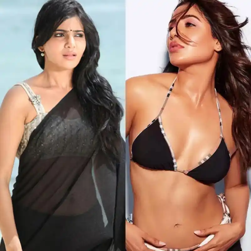 samantha saree bikini hot actress oo antava