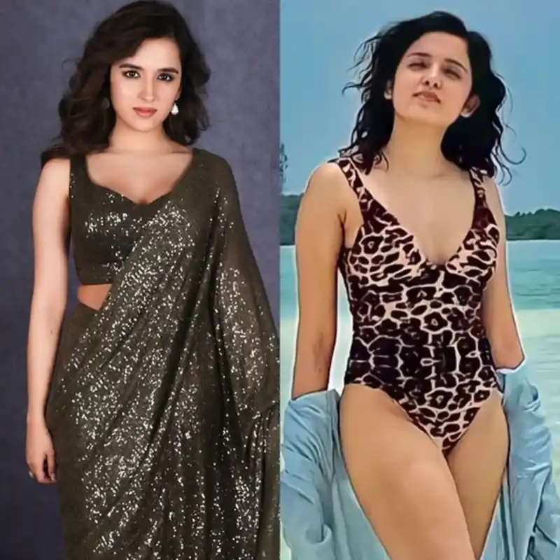 shirley setia swimsuit saree hot singer