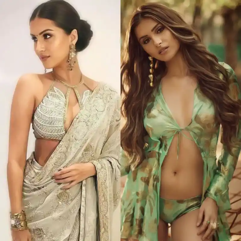 tara sutaria bikini saree tadap actress