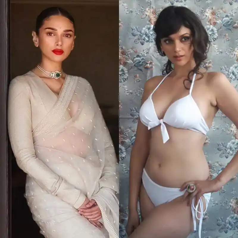 aditi rao hydari saree bikini heeramandi actress 4