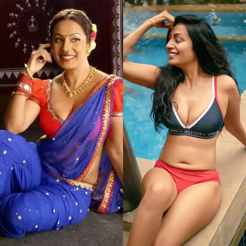 kashmera shah saree bikini