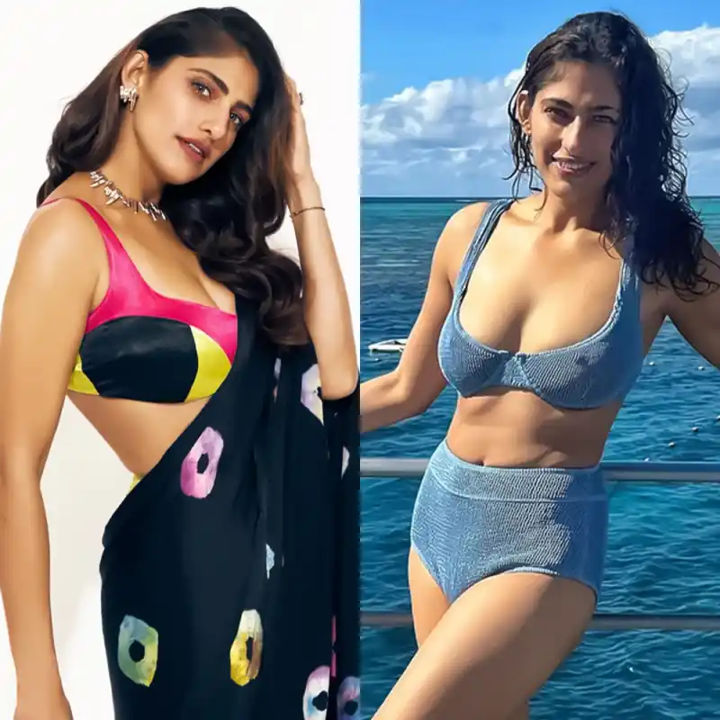 kubbra sait bikini saree sacred games actress