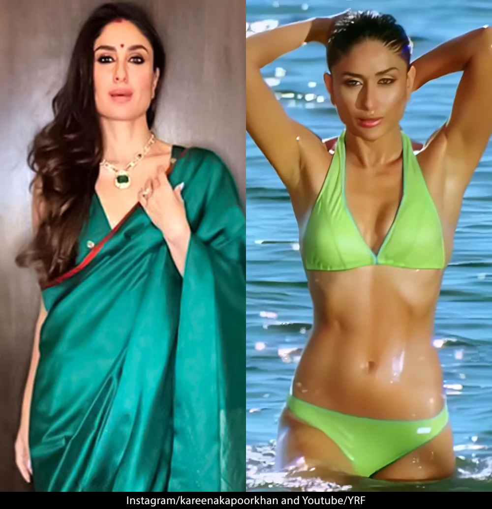 kareena kapoor bikini sexy body saree bollywood wife mom