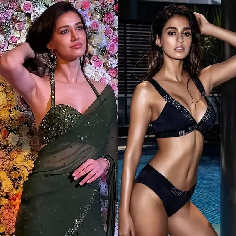 disha patani sheer saree armpit calvin klein bikini hot