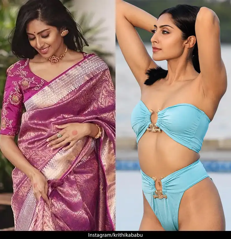 krithika babu bikini saree mercury actress miss india contestant