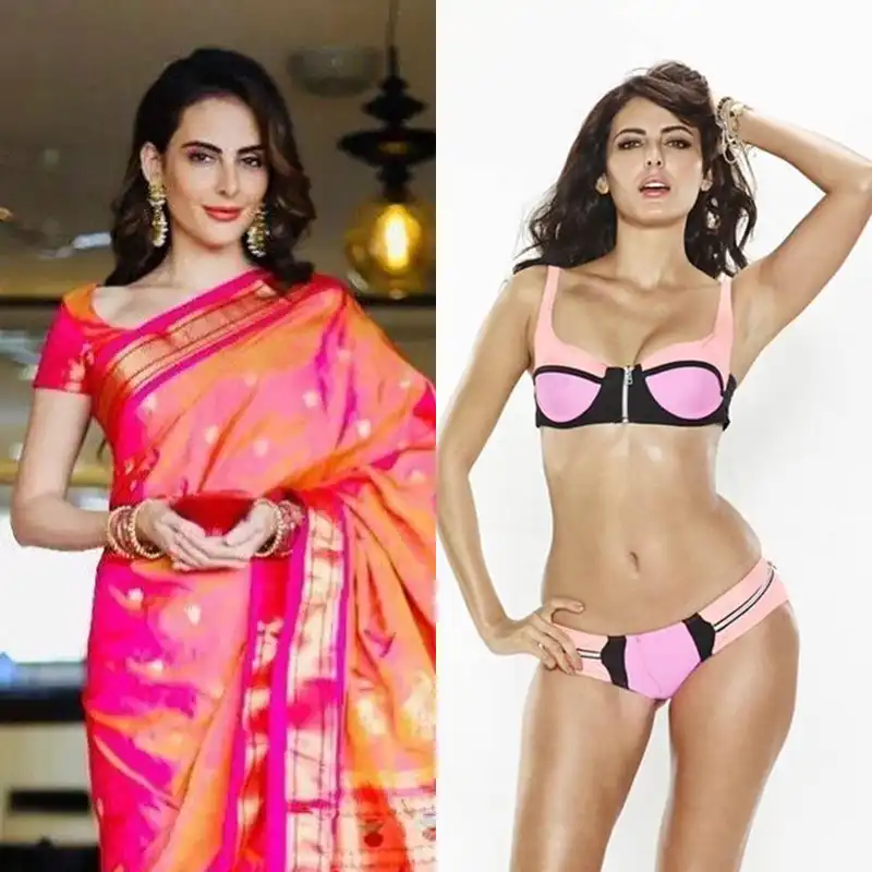 mandana karimi bikini saree sexy body kya kool hain hum actress