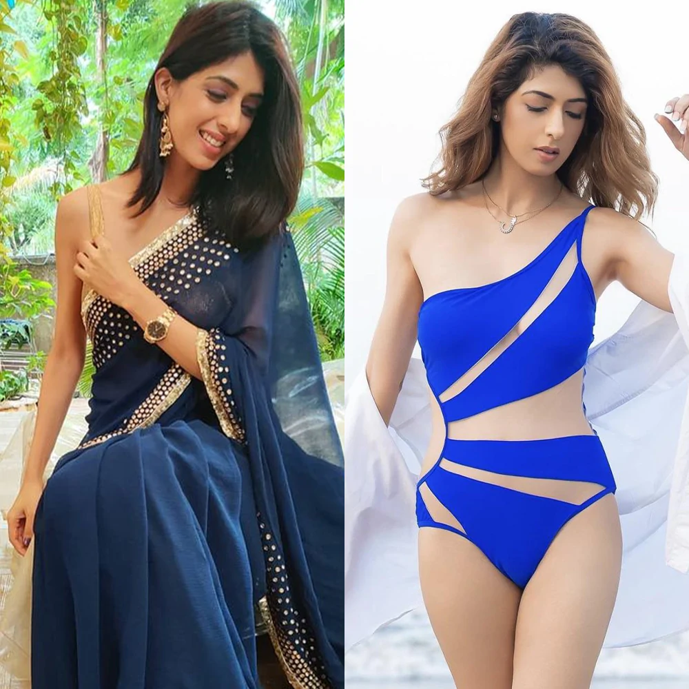 aishwarya sakhuja swimsuit saree indian tv actress