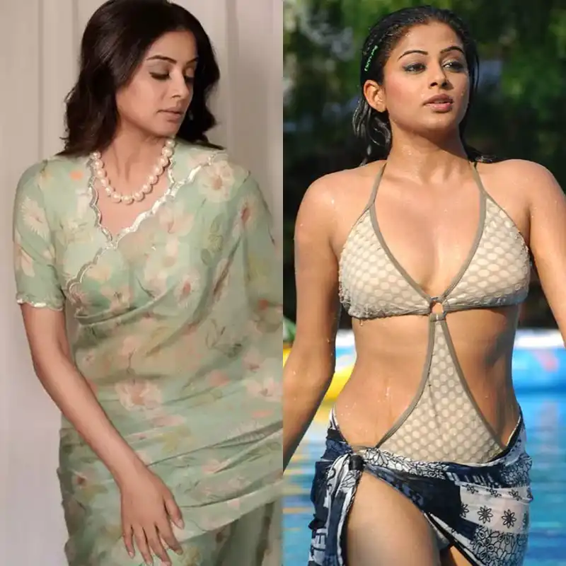 priyamani swimsuit sexy curvy figure saree family man actress