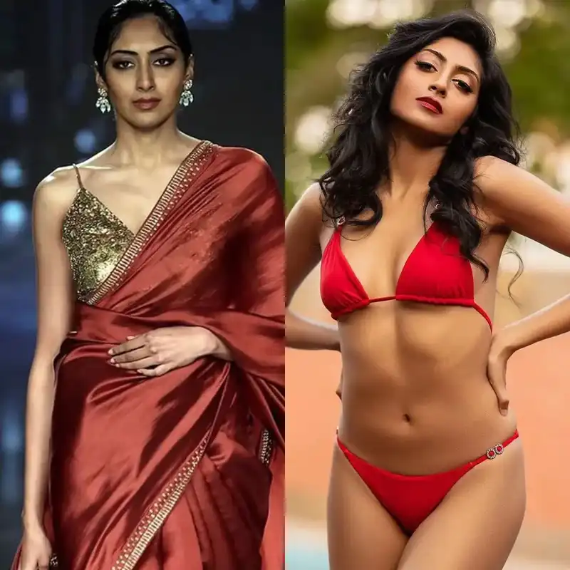 krithika babu saree red bikini sexy body