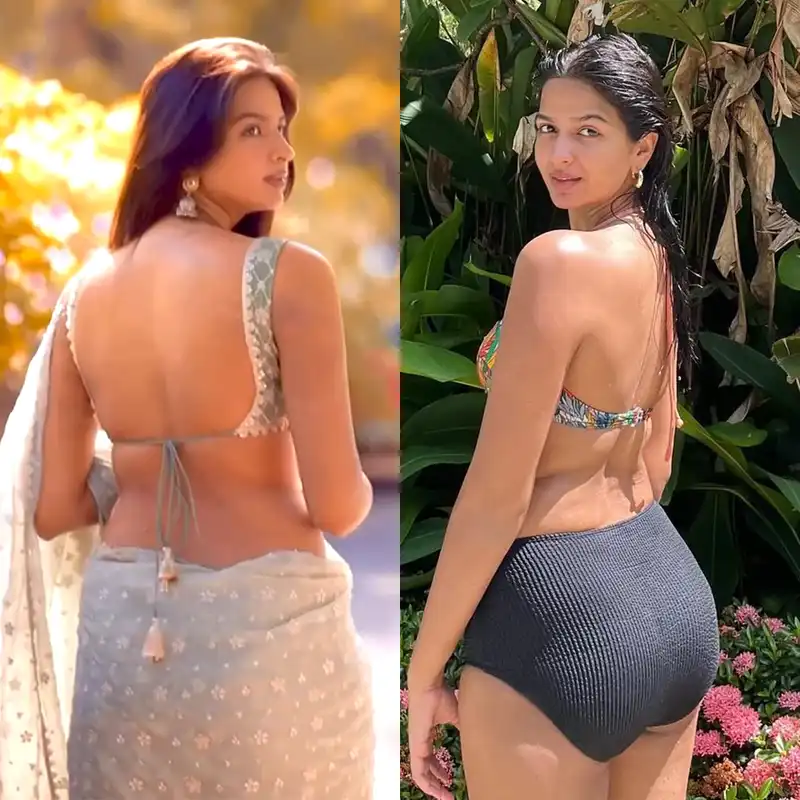 shruti chauhan bikini booty saree backless blouse