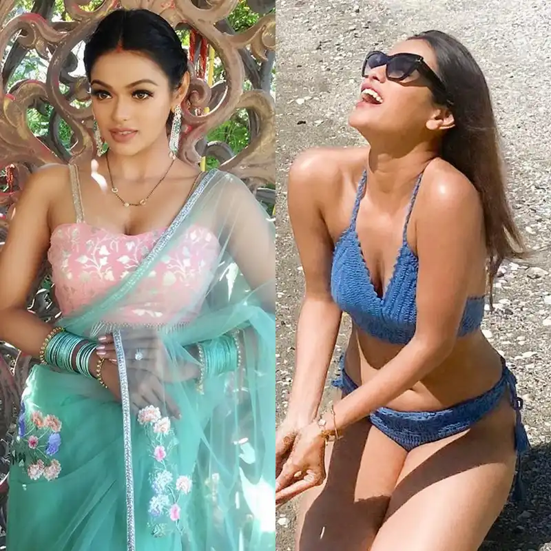 sonyaa ayoddhya bikini saree jaane e jaan actress